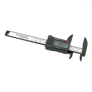 Conjuntos de herramientas de mano profesionales 100 mm / 4 pulgadas LCD Digital Electrónico Fibra de carbono Vernier Caliper Calibre Micrómetro Cal