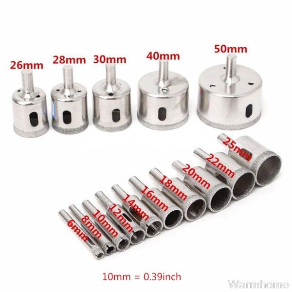 Ensembles d'outils à main professionnels 15 pièces diamant Cutter trou forets ensemble verre carreaux de céramique scie outils de coupe Jy28 20 livraison directe