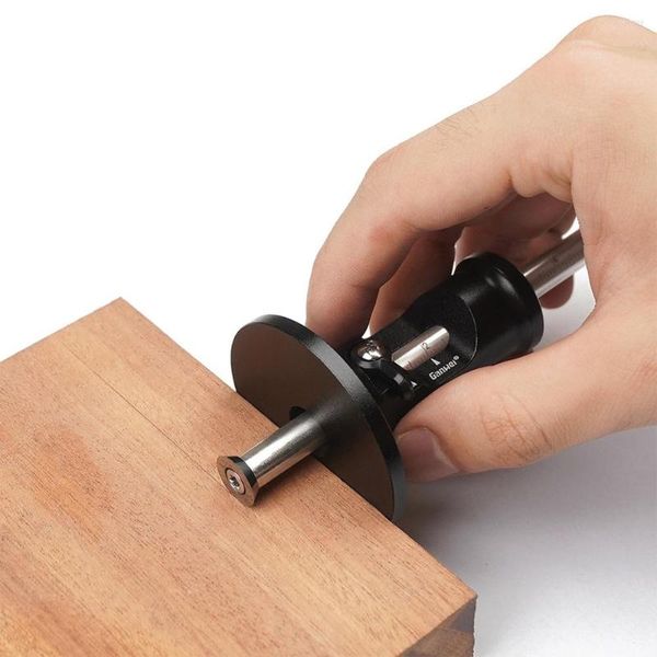 Ensembles d'outils à main professionnels 1pc jauge de marquage de roue traceur à bois avec coupeur de remplacement barre en métal solide bois pour charpentier