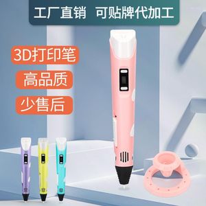 Professional Hand Tool Sets 1Set USB 3D Print Pen DIY -afdrukken met 1,75 mm ABS Filament Creative Birthday cadeau voor kinderontwerptekening