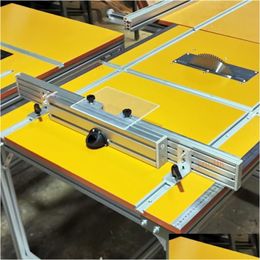 Professionele handgereedschapsets 820 mm bovenfrees Tafelhek Aluminium met stofpoortverbinding T-tracks Schuifbeugels Verstekmeterconnector Dh5Ev