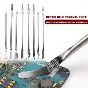 Professionelle Handwerkzeug-Sets 8in1 IC-Chip-Reparatur-dünne Klingen-Werkzeug-Set CPU-Metallentferner Burin zum Entfernen für Mobiltelefon-Computer-NAND