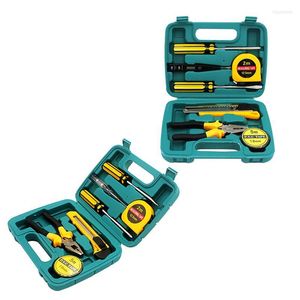 Ensembles d'outils à main professionnels 8 pièces ensemble de matériel tournevis stylo électrique ruban à mesurer couteau utilitaire coupe-fil électrique ménage