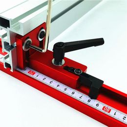 Ensembles d'outils à main professionnels en alliage d'aluminium T-track Slot Mitre Track Jig Fixation T-Slot and Stop For Carpenter Manual Router Table