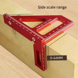Professionele handgereedschap Sets Aluminium Aluminium Ally Miter Triangle Rule Woodworking Square Gradenwording Hoge precisie -lay -out meten voor ingenieur