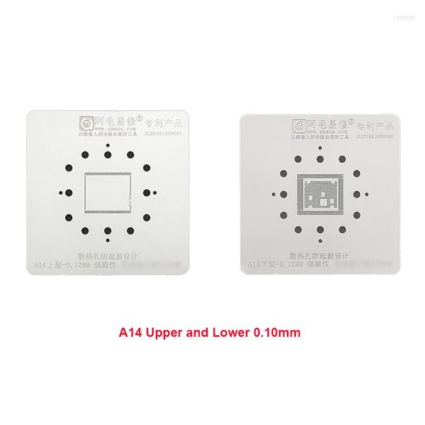 Ensembles d'outils à main professionnels AMAOE CPU plate-forme de reballage magnétique A7 A13 A14 Kit avec pochoir BGA