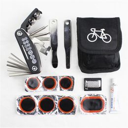 Juegos de herramientas manuales profesionales para reparación de bicicletas, Kit de reparación múltiple, llave hexagonal para radios, destornillador profesional para bicicleta de montaña