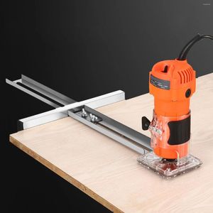 Ensembles d'outils à main professionnels Support pour tondeuse Machine Guide de bord positionnement planche à découper ouvre-trou routeur à bois fraisage circulaire