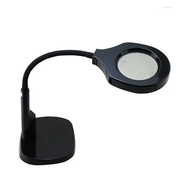 Ensembles d'outils à main professionnels BST-9145T Lampe de loupe de bureau LED 5-12X Loupe de lumière éclairante pour la lecture de réparation de téléphone portable