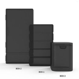 Professionele handgereedschap Sets DSPIAE BOX-1 Vijfvormige onderdelen Box-2 Twee-formaat Box-3 Opslagtank Zwart