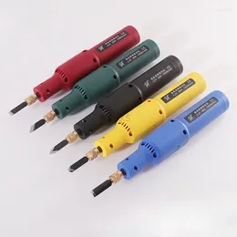 Conjuntos de herramientas de mano profesionales Máquina de tallado eléctrico Pequeño Mini Taladro de cincel de madera Cuchillo de tallado de precisión para carpintería