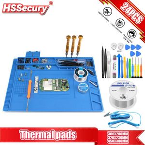 Professionele handgereedschap Stelt warmte -isolatie Solder Mat Computertelefoonreparatie Kit Working Silicone Pad Heatendant Maintenance PlatformpP