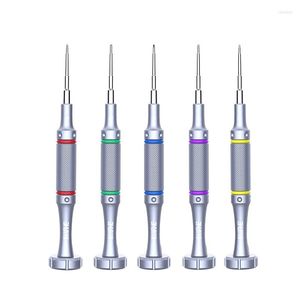 Conjuntos de herramientas de mano profesional JC Aixun Destornillador Set S2 Cabezal de rodamiento Torx T2 Y0.6 Pentalobe Desmontaje Reparación de teléfono abierto