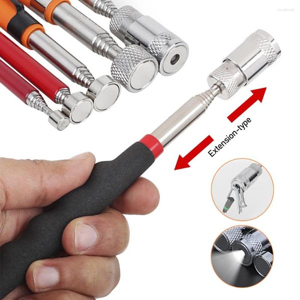 Ensembles d'outils à main professionnels Mini stylo magnétique télescopique avec capacité d'outils portables légers pour ramasser des vis de boulon d'écrou ramassage extensible