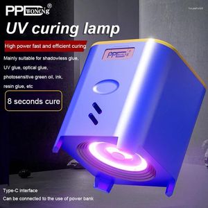 Professionele handgereedschapsets PPD Intelligente krachtige UV-lijm Snel uithardende lamp Groene olie Schaduwloos licht met timingfunctie voor telefoon