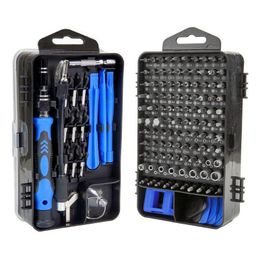 Terreno de mano profesional Conjunto de destornillador 138 en 1 Kit de reparación de precisión Torx Torx Hex Bit para Teléfono PC Herramientas Drop entrega Mob DHEBD