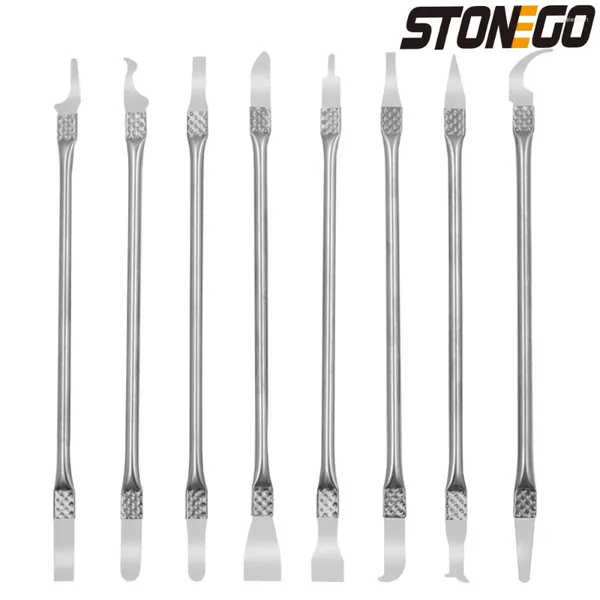 Ensemble d'outils à main professionnel Stonego 8 en 1 IC Chip Repair Tools Tools Set CPU Metal Remover Burin à supprimer pour l'ordinateur de téléphone mobile NAND