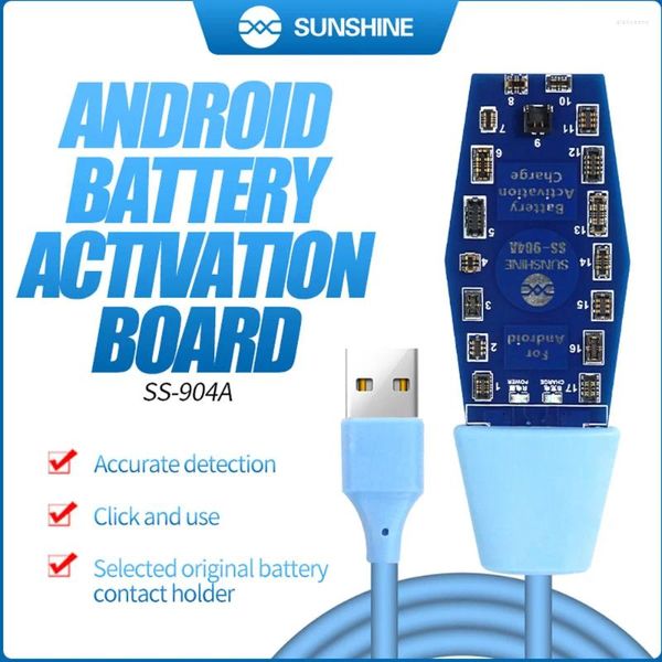 Conjuntos de herramientas de mano profesionales SUNSHINE SS-904A Batería Placa de activación de carga rápida para teléfonos Android Samsung Huawei Línea de placa de carga