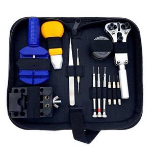 Ensembles d'outils à main professionnels Kit de réparation de montre horloger 30 pièces boîtier de dissolvant de goupille de lien pour les novices Great2596