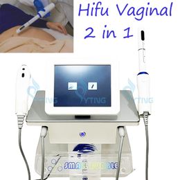 Professionele HIFU-machine 10000 opnamen Echografie HIFU Face Lift Vaginale aanscherping Draagbare schoonheid Afslanken Rimpelverwijdering Apparatuur voor privéverzorging