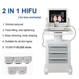 Machine professionnelle hifu hifu lifting de la peau hifu anti-âge machine de soins de la peau corps minceur certificat CE manuel vidéo