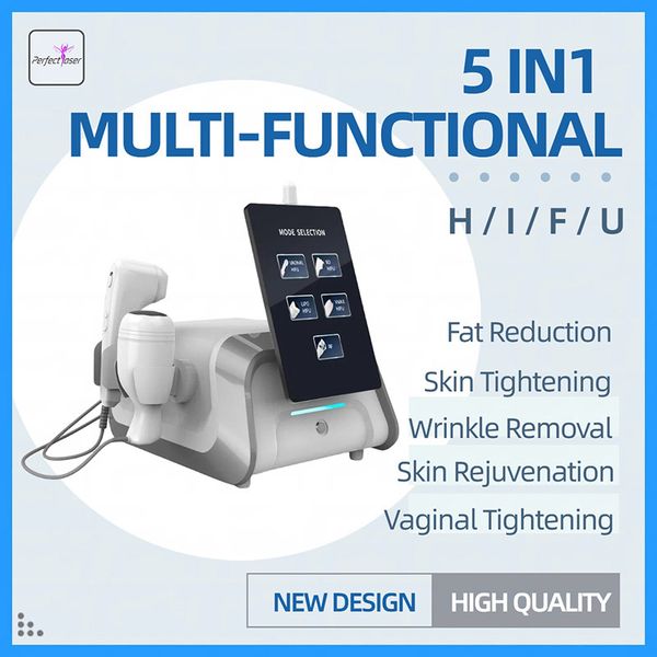 Machine professionnelle Hifu à ultrasons focalisés de haute intensité, lifting du visage, peau du corps, resserrement vaginal, rétrécissement des pores, élimination des cicatrices d'acné, élimination des rides 9D HIFU