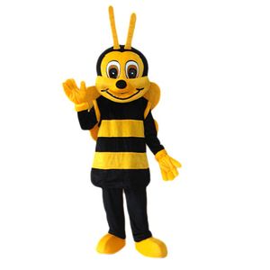Costumes de mascotte de petite abeille professionnelle de haute qualité, robe de soirée fantaisie de noël, tenue de personnage de dessin animé, taille adulte, carnaval, publicité de pâques