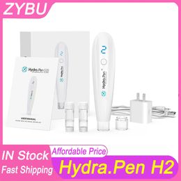 Professionnel Hydra.Pen H2 Microneedling Dermapen sans fil avec cartouches 12 broches Micro Needle Roller Derma Pen Rolling Stamp Visage Soins de la peau Appareil de mésothérapie