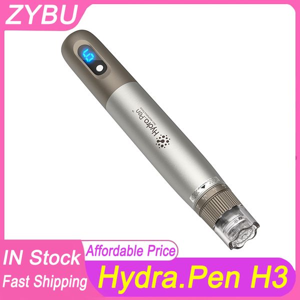 Profesional Hydra.Pen H3 Derma Pen inalámbrico con cartuchos de 12 pines Rodillo con microagujas Cuidado facial Máquina de salón de belleza Herramienta MTS Dermapen Sello de terapia de meso facial