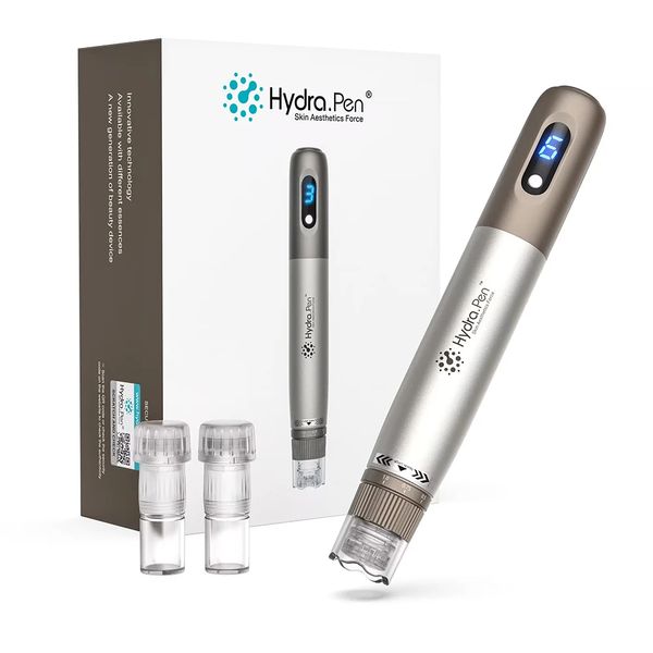 Hydra professionnel Hydra H3 Miconeedling Pen Applicateur sérique APPLICATEUR DERMAPEN REMJUNNUNATION ANTER-AGANGE DÉPECONDATION DE BEAUTÉ ANTO-AGANGE