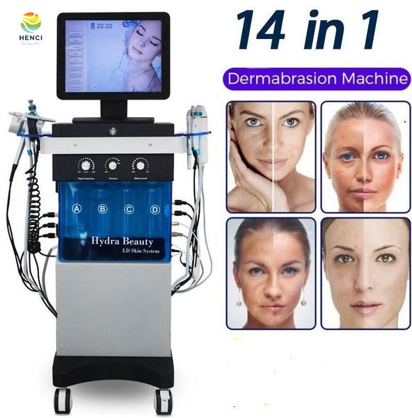 Hydro Dermabrasion Facial Spa Beauty Diamond Diamond Peel Oxygen Jet Spray Machine multifonctionnelle