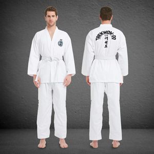 Professioneel ITF-uniform voor het trainen van geheel teakwondo-uniform aangepast logo ITF dobok-uniform223k