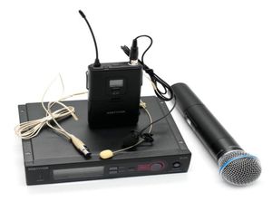 Microphone karaoké professionnel UHF PRO SLX24SLX14 BETA58, système de MICROPHONE sans fil, casque à revers portatif, micro pour Stage1534795