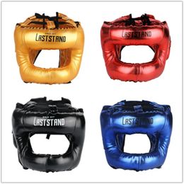 Professionele Kick Boxing Sanda MMA Helm Volledige Bescherming Guard Neus Beschermen Gratis Combat Volledige Gezicht Hoofduitrusting Volwassen Mannen Vrouwen 240226