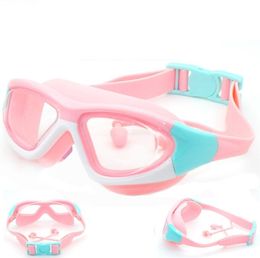 Professionele kinderzwembril Verstelbare kinderzwembril Anti-condens HD-bril Duikbril voor jongens en meisjes