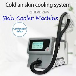 Machine professionnelle de refroidissement de la peau au Laser, dispositif de refroidissement par Air pour réduire la douleur, soulagement de la douleur