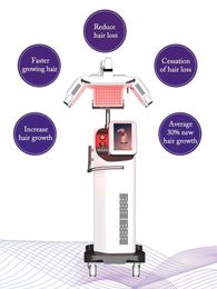 Machine professionnelle de thérapie capillaire à lumière Led PDT, équipement de beauté pour la repousse des cheveux et l'élimination des rides