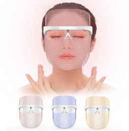 Masque professionnel LED PON Light Therapy Device de beauté Face Resserrement blanchissant les outils de soins de la peau anticitants Masque facial LED9526401