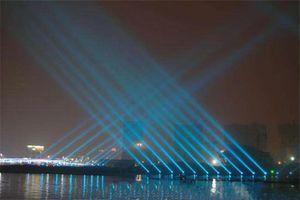 Éclairage professionnel de recherche de lumière de faisceau de ciel de LED extérieur