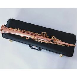 Saxophone Soprano de niveau professionnel, tube en poudre de cuivre et de phosphore en laiton, clé en or avec embout anches, livraison gratuite AAA