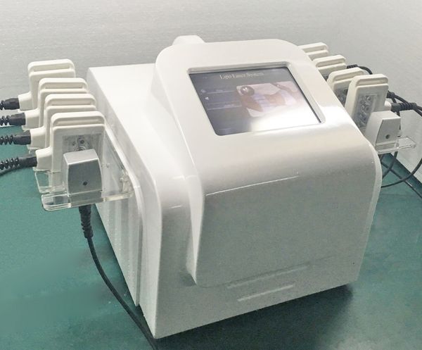 LipoLaser professionnel amincissant la machine Lipo Laser 10 tampons 650nm Diode Lipo Laser Machine de liposuccion Laser Lipolysis Machine