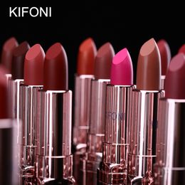 Maquillaje de labios profesional, lápices labiales mate, resistente al agua, pigmento de larga duración, lápiz labial rojo rosa desnudo, 20 colores
