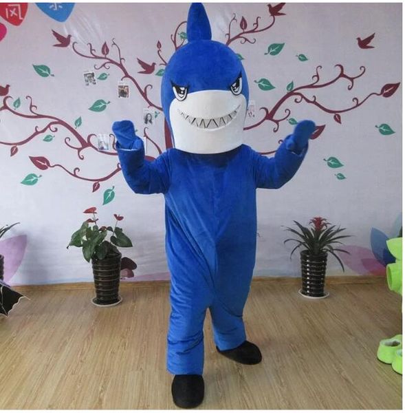 professionnel fait nouveau Costume de mascotte de requin marin de Noël Costume de carnaval d'Halloween Costume de célébration d'ouverture de centre commercial tenue de performance pour la taille adulte
