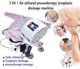 Professionele Volledige Lichaam Afslankende Massager 3 in 1 Luchtdruk Persotherapie Presoterapie Lymfatische Drainage Machine voor spierontspanning en lichaamsvorm