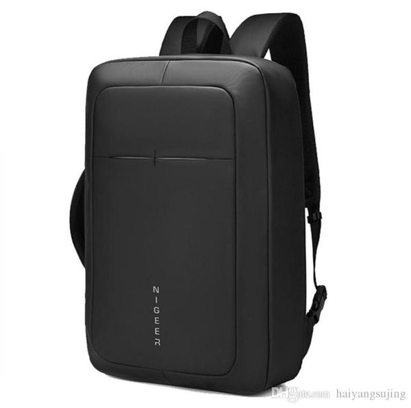 Men d'entreprise professionnelle sac à dos sacs de voyage imperméable Slim d'ordinateur portable Sac à école de bureau de bureau 15 17 pouces sac à dos USB1655711