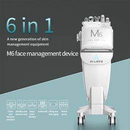 Microdermabrasion professionnelle 6 en 1 eau oxygène soins de la peau nettoyage en profondeur Hydra Dermabrasion Machine faciale eau Aqua Peeling