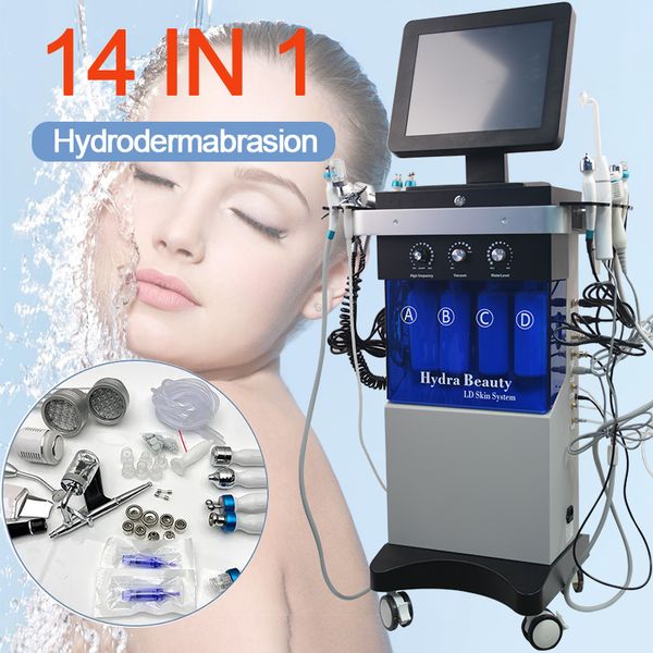 Máquina profesional de microdermoabrasión, máquinas hidrafaciales, oxígeno, diamante, hidra, equipo facial