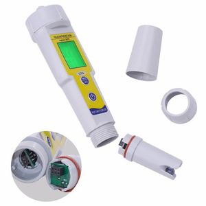 Freeshipping Professionele Mini Ph-meter Automatische correctie Waterdichte zuurgraadmeter Pentype Kwaliteitsanalyse-apparaat met achtergrondverlichting Jaiuk