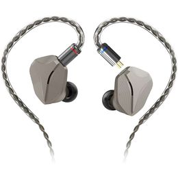 Écouteurs intra-auriculaires professionnels MP145 pour musiciens – Écouteurs de jeu filaires HiFi avec pilote magnétique planaire ultra large, coque en alliage d'aluminium aéronautique