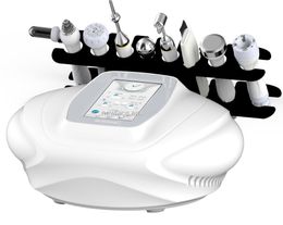 Équipement de beauté multifonctionnel professionnel BIO RF poignée d'épurateur machine à ultrasons de soins de la peau 8 en 1 vide visage et corps machine multifonctionnelle d'utilisation de salon